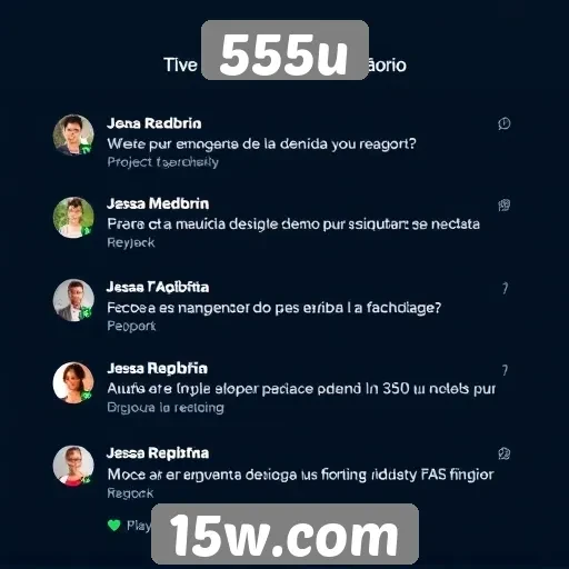 Feedback de usuários sobre o atendimento do 555u